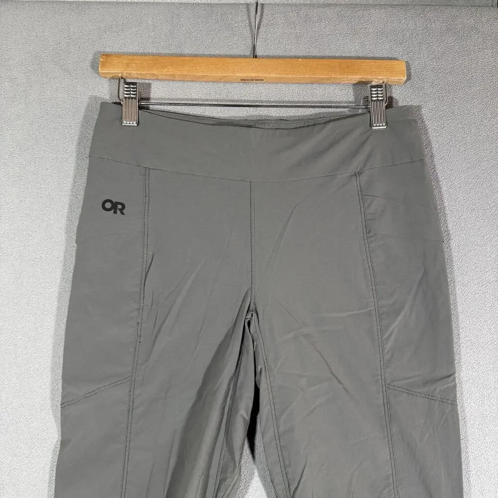 Outdoor Research Equinox Pants Womens Size 2 Gray Pull On Lightweight Nylon